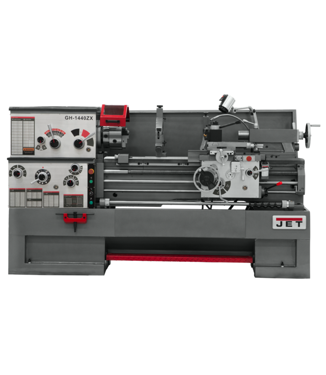 JET GH-1440ZX Large Spindle Bore Lathe with ACU-RITE 203 DRO 460V