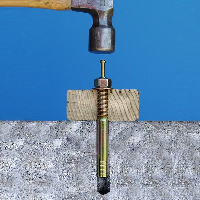 Easy-Set Pin-Drive Expansion Anchor Installation