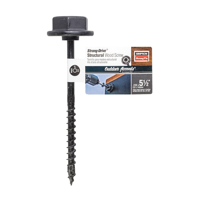 Simpson Strong-Tie 0.220 x 5-1/2" SDWS22512DBB Outdoor Accents Structural Wood Screw