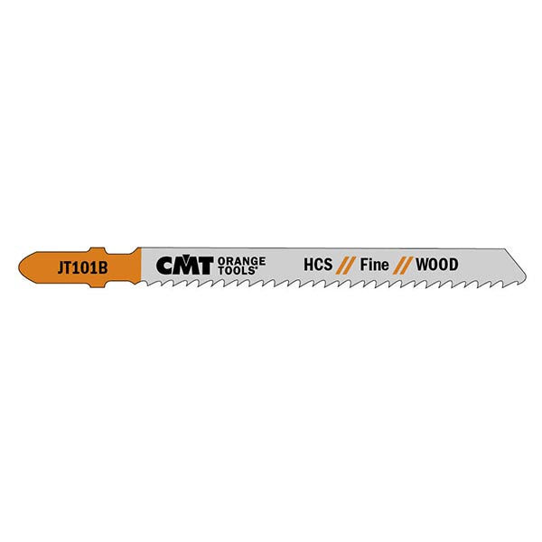 CMT JT101B-5 5 Jig Saw Blades HCs 4 x 10TPI (Wood/Straight/Fine)