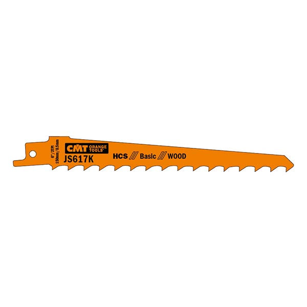 CMT JS617K-5 5 Recip Saw Blades for Wood (HCs) 6 x 3TPI