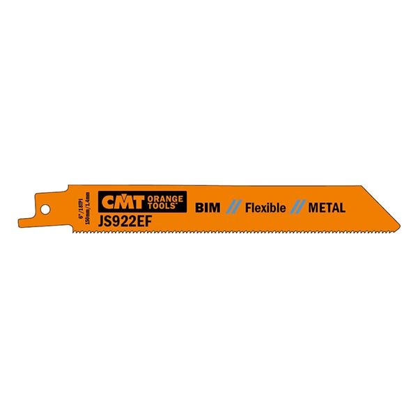 CMT JS922EF-5 5 Recip Saw Blades for Metals (Bim) 6 x 18TPI