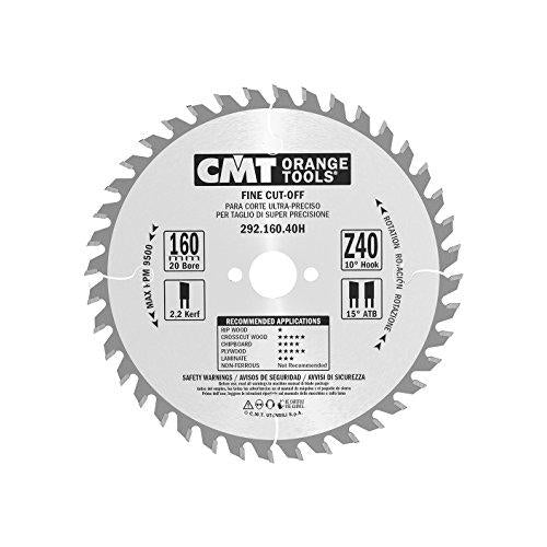 CMT 292.160.40H Fine Cut for FesTool 160 x 40 20mm Bore Saw Blade
