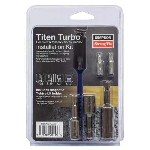 TNTINSTALLKIT Titen Turbo Screw Anchor Install Kit