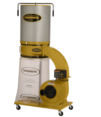 Powermatic PM1300TX-CK Dust Collector, 1.75HP 1 Phase 115/230V, 2-Micron Canister Kit