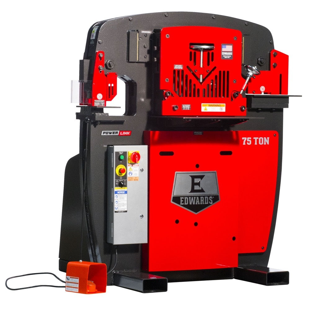 Edwards IW75-3P460-AC600 75 Ton Ironworker 3 Phase 460 Volt with PowerLink