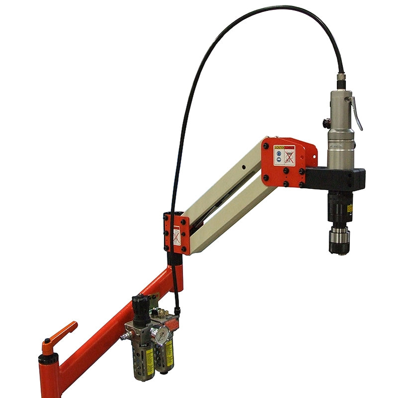 Baileigh ATM-27-1000 Single Arm Air Powered Tapping Machine, 1/8"-1" Tapping Capacity:39" Max Range *Does not fit cart*
