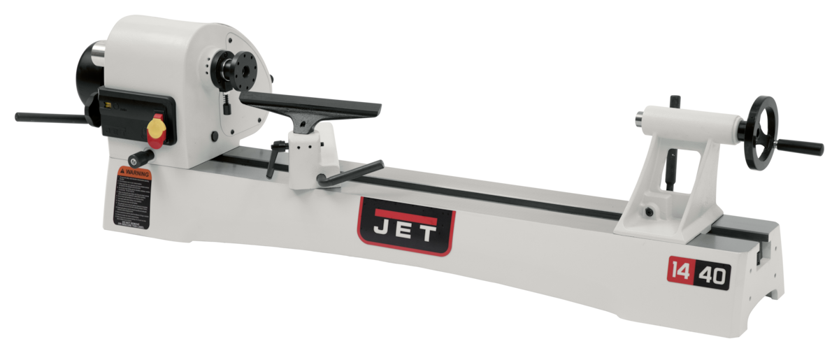 JET JWL-1440VS, 14" x 40" Woodworking Lathe, Variable Speed, 1Ph 115/230V