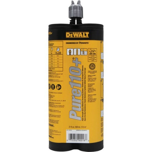 DeWALT Pure110 Epoxy Injection Adhesive Anchoring System