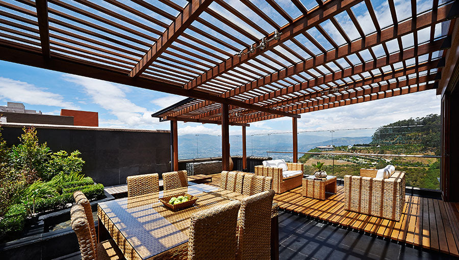 Interior design: Beautiful terrace loung