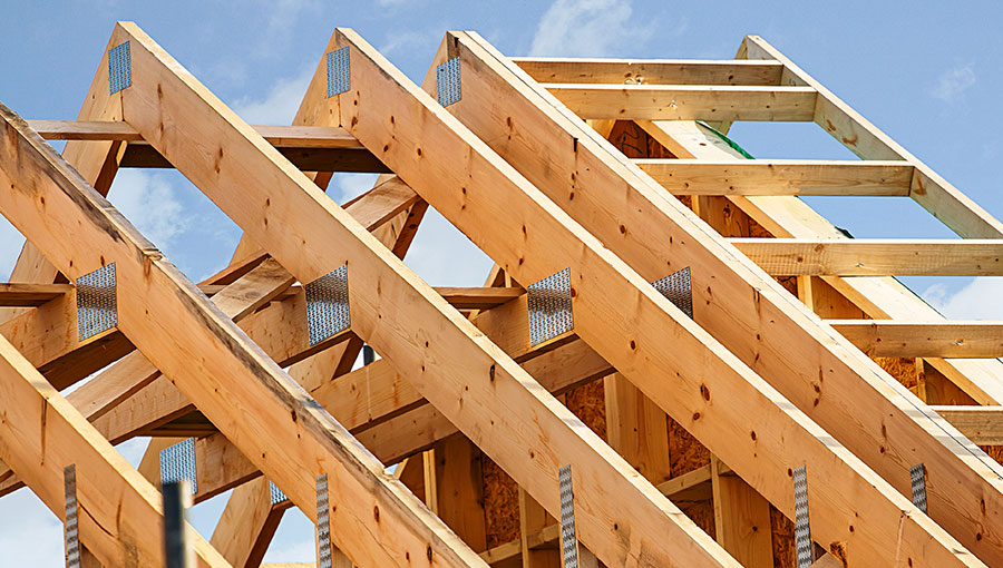 Standard timber frame roof structure