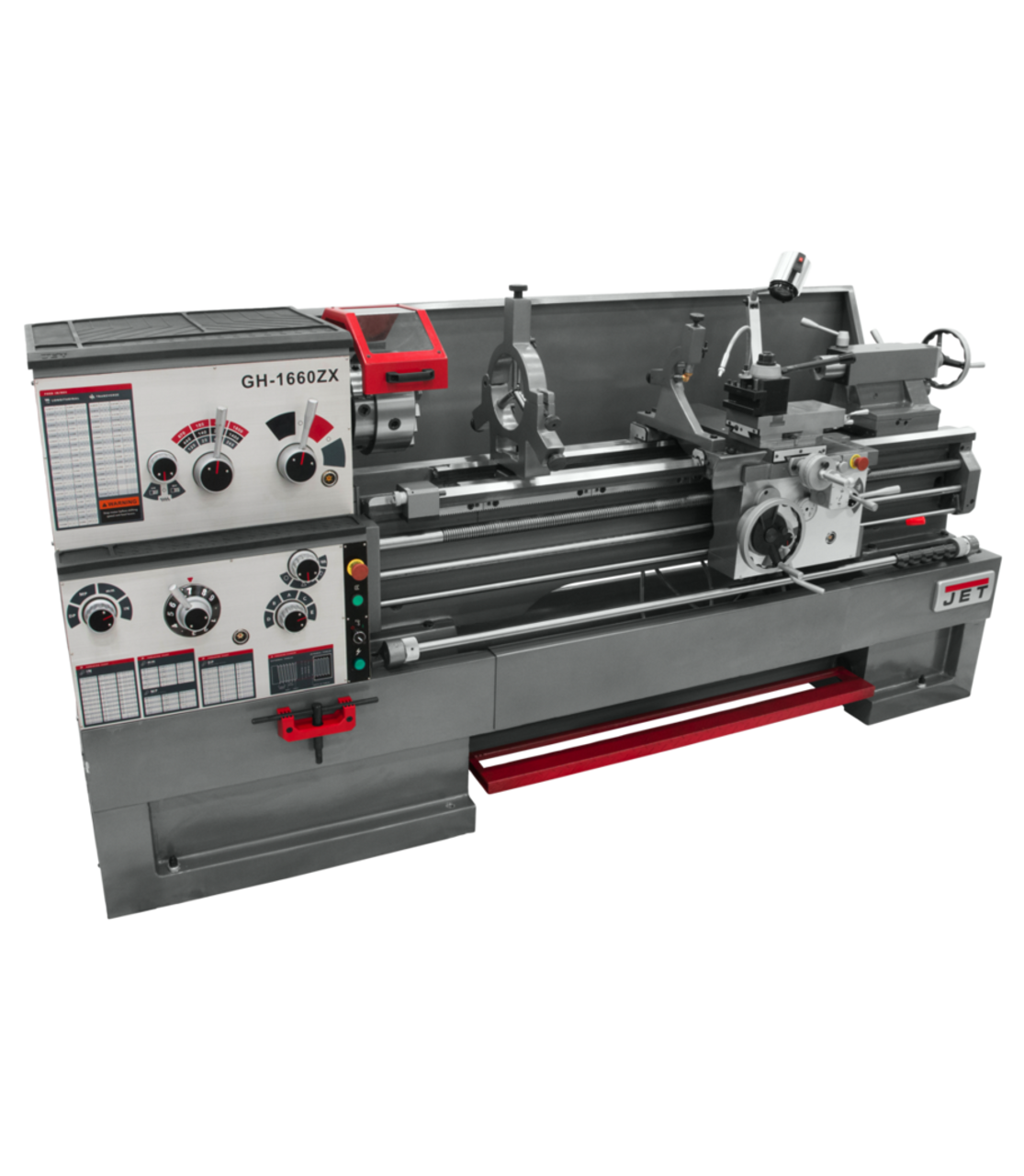 JET GH-1660ZX Large Spindle Bore Lathe 203 DRO 2X 460V