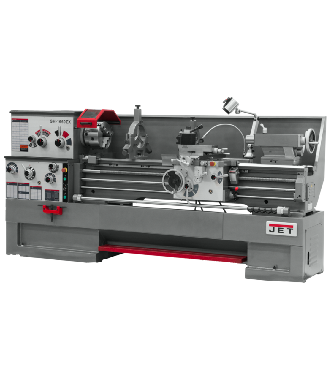 JET GH-1860ZX Large Spindle Bore Lathe with ACU-RITE 203 DRO 460V