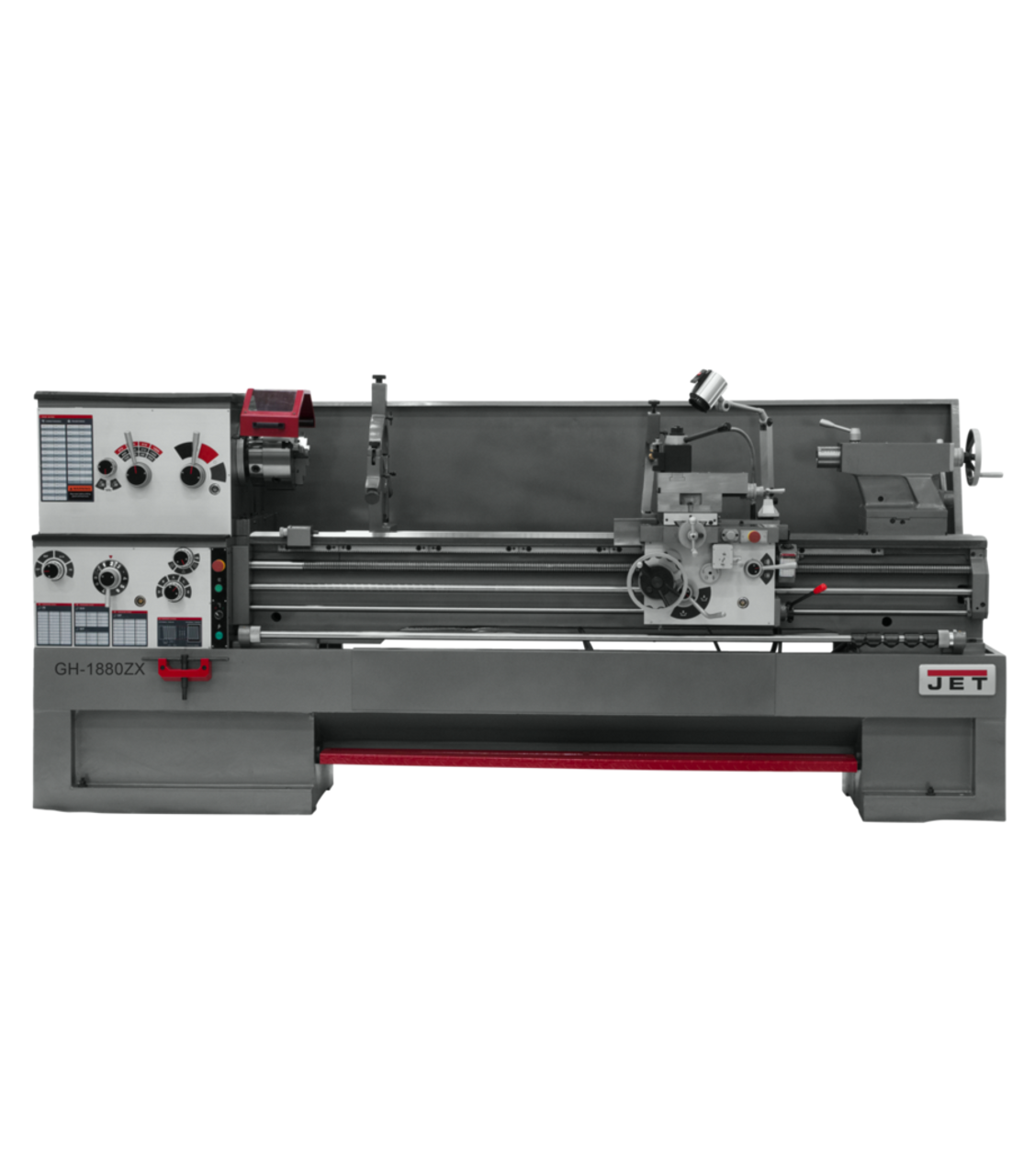 JET GH-1880ZX Large Spindle Bore Lathe with ACU-RITE 203 DRO 460V