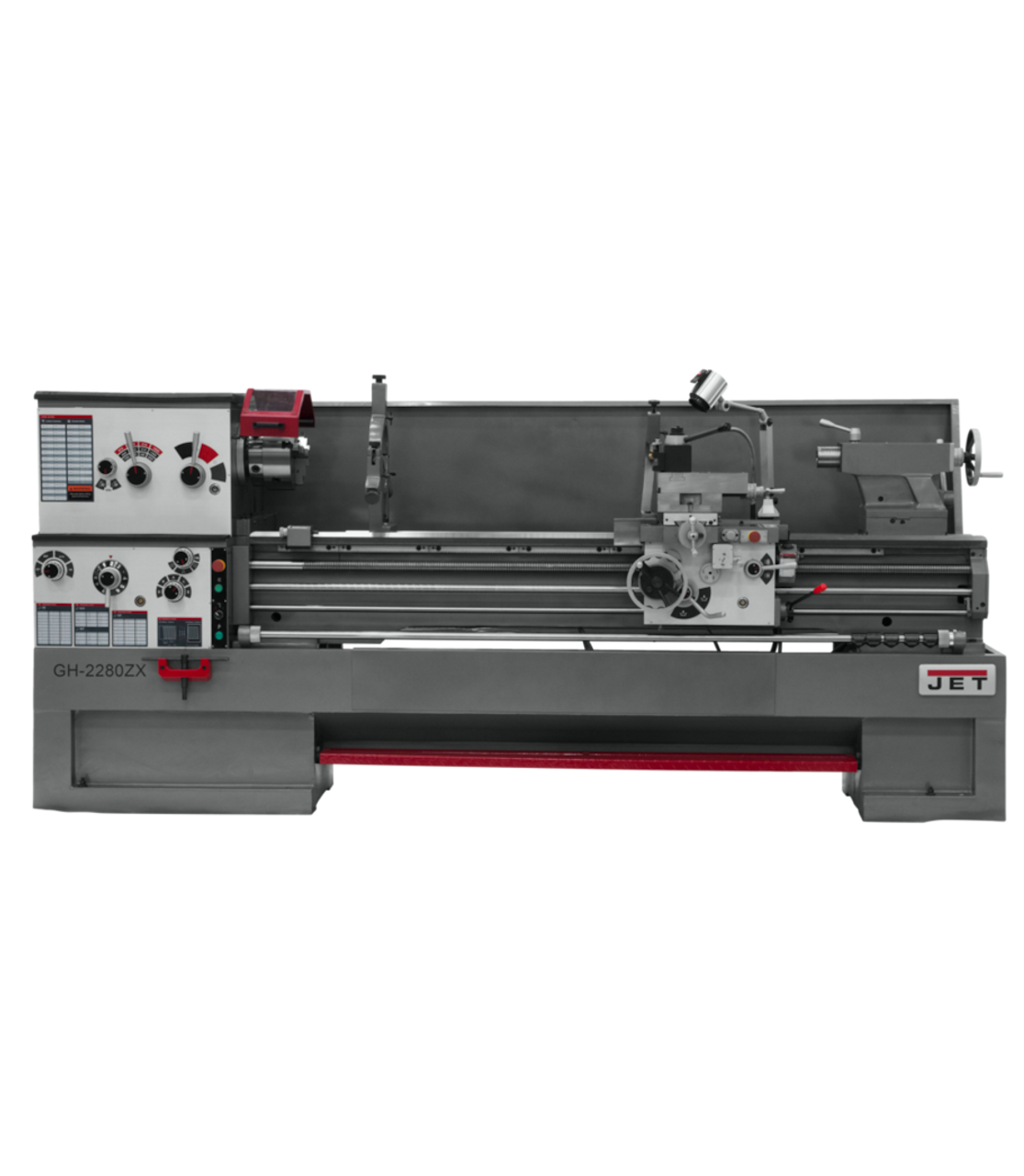JET GH-2280ZX Large Spindle Bore Lathe with Taper Attachment 460V