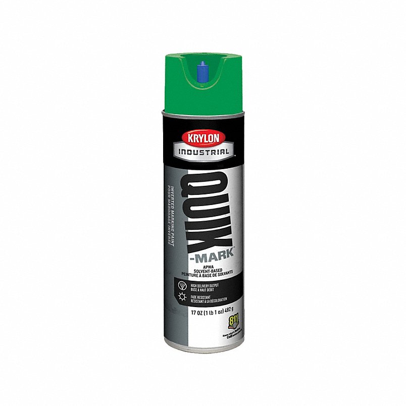 Solvent-Based Inverted Marking Paint, Flat, Green