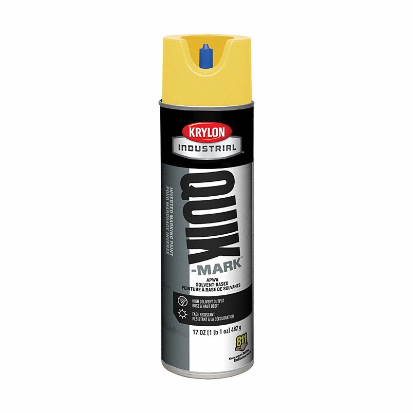 Solvent-Based Inverted Marking Paint, Flat, Yellow