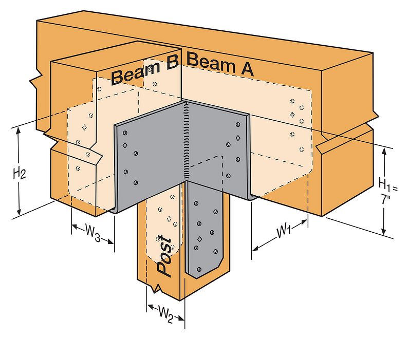 CCTQ Column Cap “T” Configuration, Quick-Install