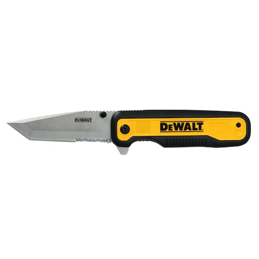 DeWALT New Tanto Pocket Knife, Quick-Flip open DWHT10994