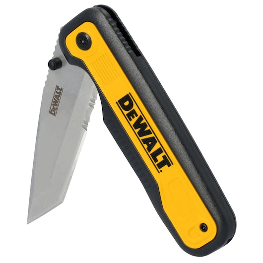 DeWALT New Tanto Pocket Knife, Quick-Flip open DWHT10994