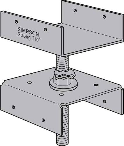 Simpson J813 Floor Beam Leveler Jack Pier 8-13 in