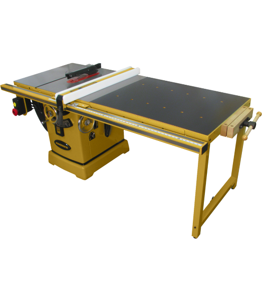 Powermatic PM2000T, 10-Inch Table Saw with ArmorGlide, 50-Inch Rip, Workbench, 5 HP, 1Ph 230V
