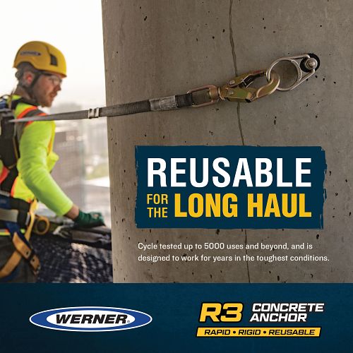 Werner A510300 R3 Reusable 5k Concrete Anchor