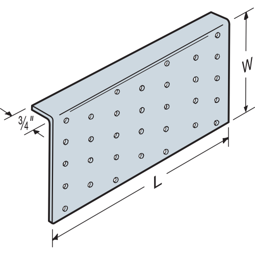 Simpson TPA39 3-1/2 x 9 Galvanized Tie Plate