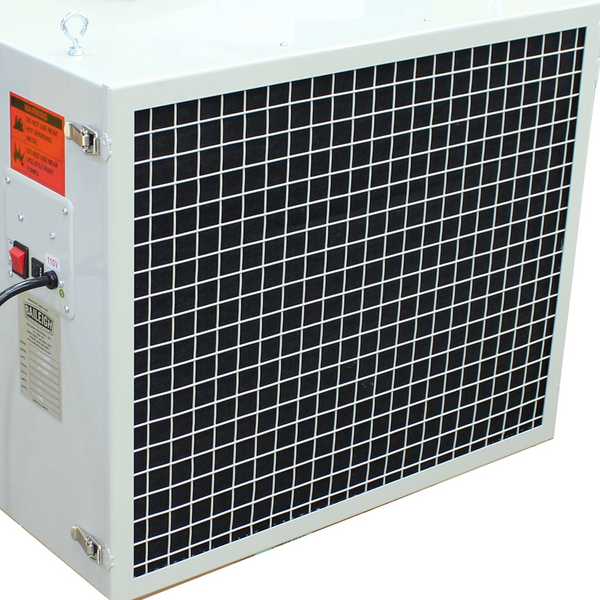 Baileigh AFS-1600; 110V 1/2HP 1Phase Air Filtration System w/ Remote 3-Stage, 1 Micron 1600CFM