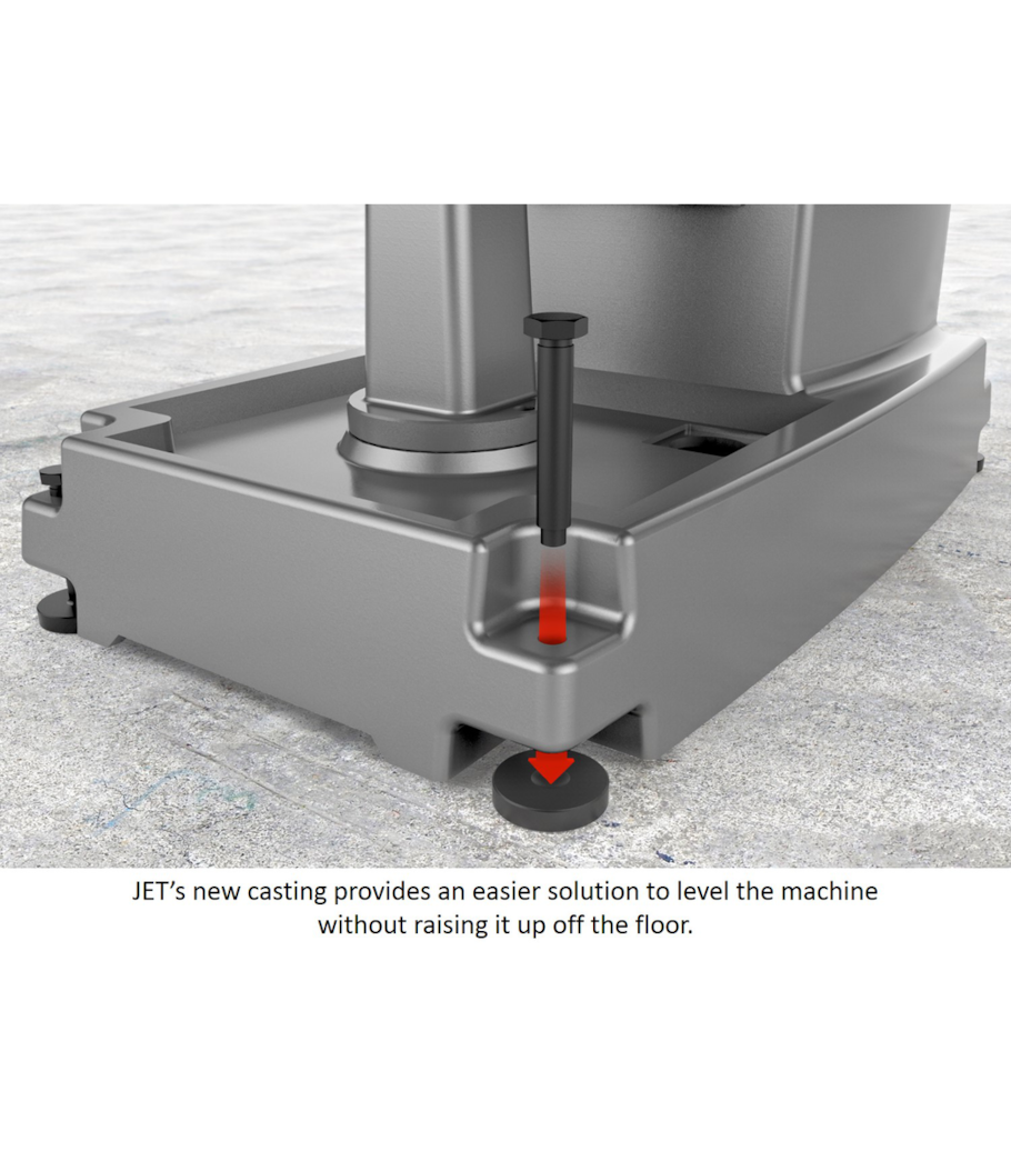 JET JTM-1050EVS2/230 Mill With Acu-Rite 203 DRO With X-Axis Powerfeed - 690619