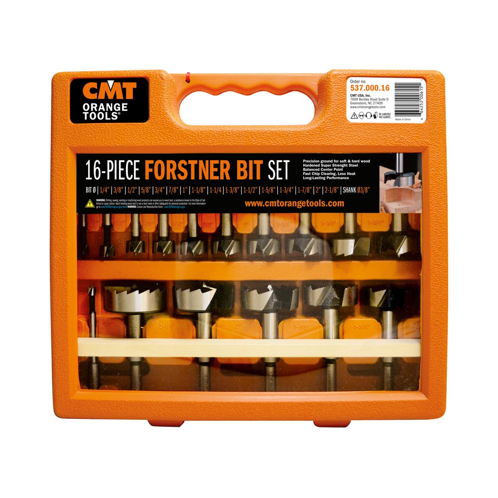 CMT 537.000.16 16-Piece Forstner Bit set