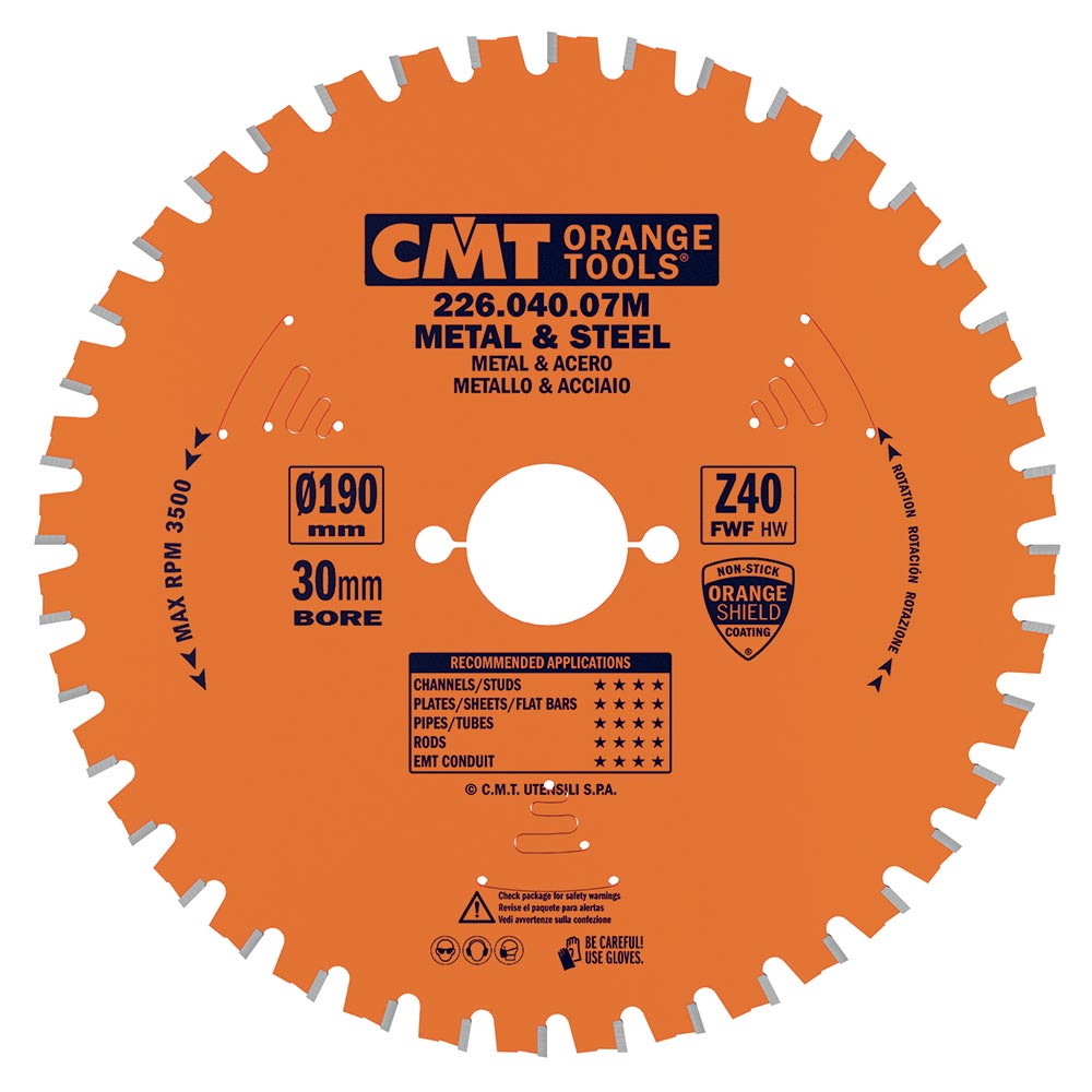 CMT 226.048.07 Dry Cut Blade 7-1/4 x 48 x 5/8 inch