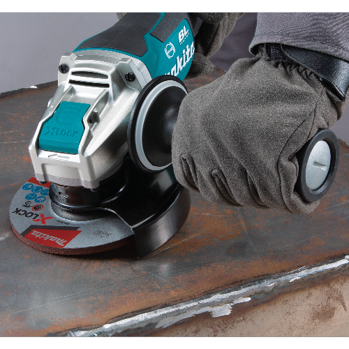Makita XAG26Z 18V LXT Lithium-Ion Brushless Cordless 4-1/2 in /5 in Paddle Switch X-LOCK Angle Grinder with AFT, Tool Only