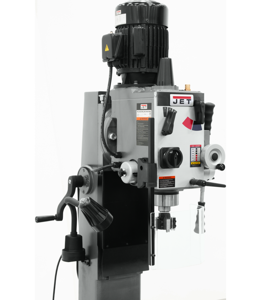 JET JMD-45GHPF Geared Head Square Column Mill/Drill with Power Downfeed - 351046