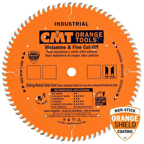 CMT 210.096.12 12" Bore Melamine & Fine Cut Saw Blade