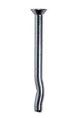  3/16 x 4 in. Countersunk Head Crimp Drive Anchor, Zinc Plated / Carbon Steel