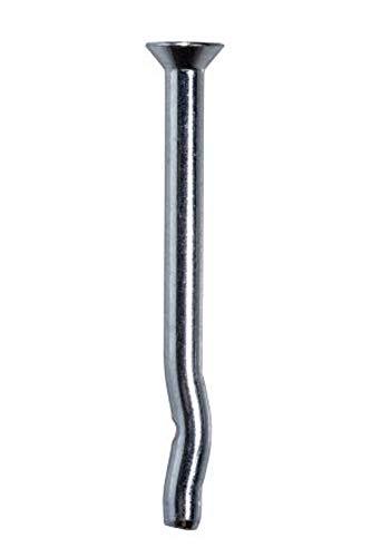  3/16 x 3 in. Countersunk Head Crimp Drive Anchor, Zinc Plated / Carbon Steel