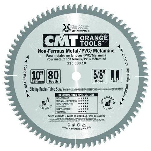 CMT 225.672.10  10" X 72T Non-Ferrous Carbide Saw Blade