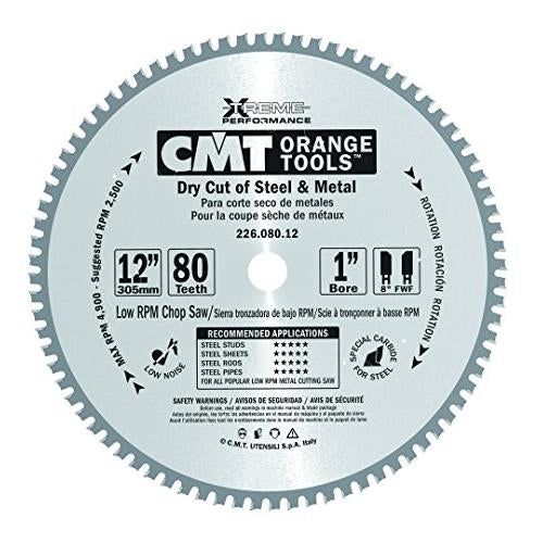CMT 226.080.12 Dry Cut Blade 12 x 80 x 1 inch