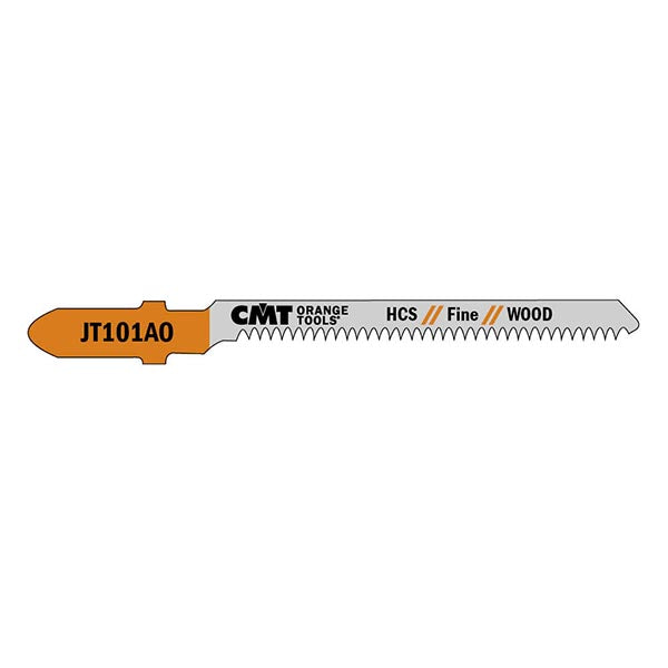 CMT JT101AO-5 HCS, 3" x 20 TPI Jig Saw Blades for Wood €“ 5-Pack