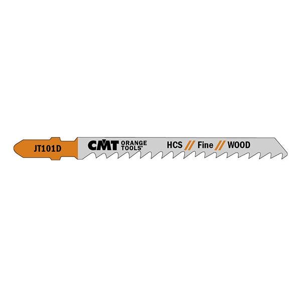 CMT JT101D-5 5 Jig Saw Blades HCs 4 x 6TPI (Wood/Straight/Fine)