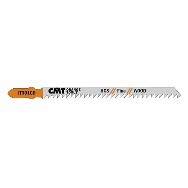 CMT JT301CD-5 5 Jig Saw Blades HCs 4-1/2 x 8TPI (Wood/Straight/Fine)