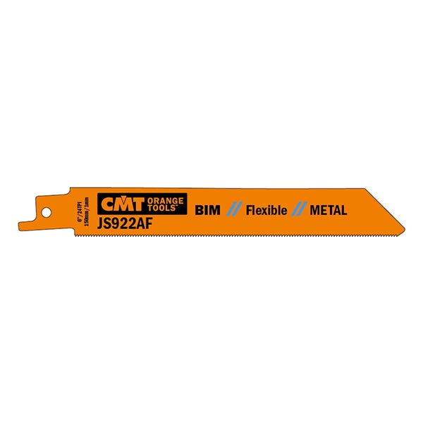 CMT JS922AF-5 5 Recip Saw Blades for Metals (Bim) 6 x 24TPI