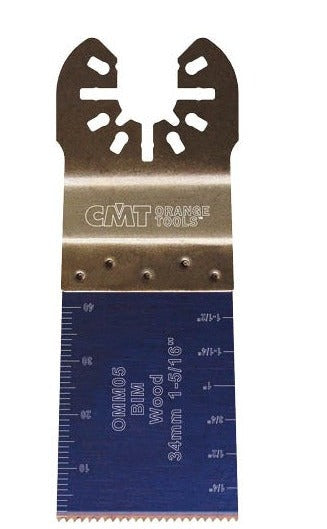 CMT OMM05-X1 Plunge & Flush-Cut Blade For Wood Extra Long Life Quick Release Oscillating Multicutter,