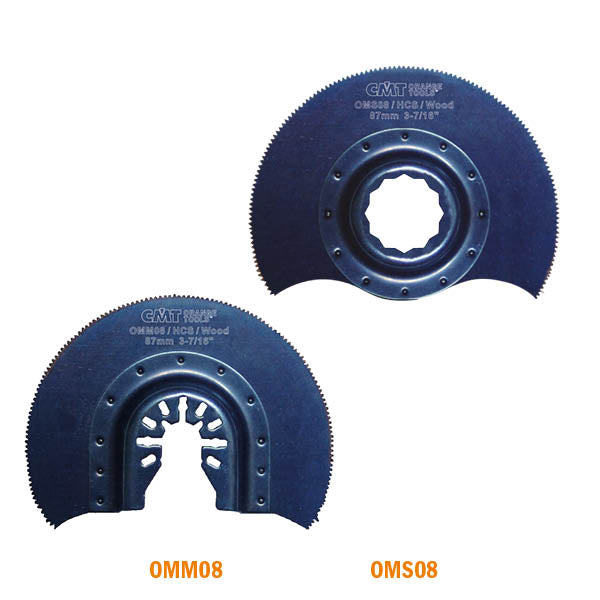 CMT OMM08-X1 Radial Saw Blade for Wood Quick Release Oscillator Multicutter
