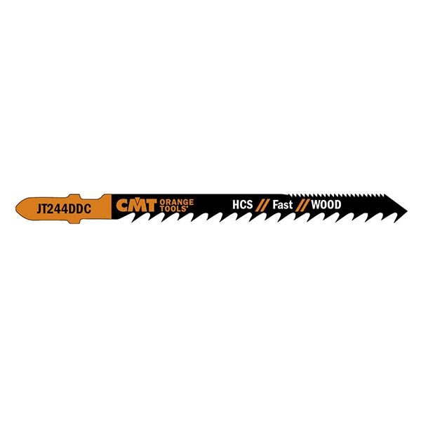 CMT JT244DDC-5 High carbon steel Jig Saw Blade"DUO" cut for Hardwood, Softwood, Plywood, OSB, T-shank (5 Pack)