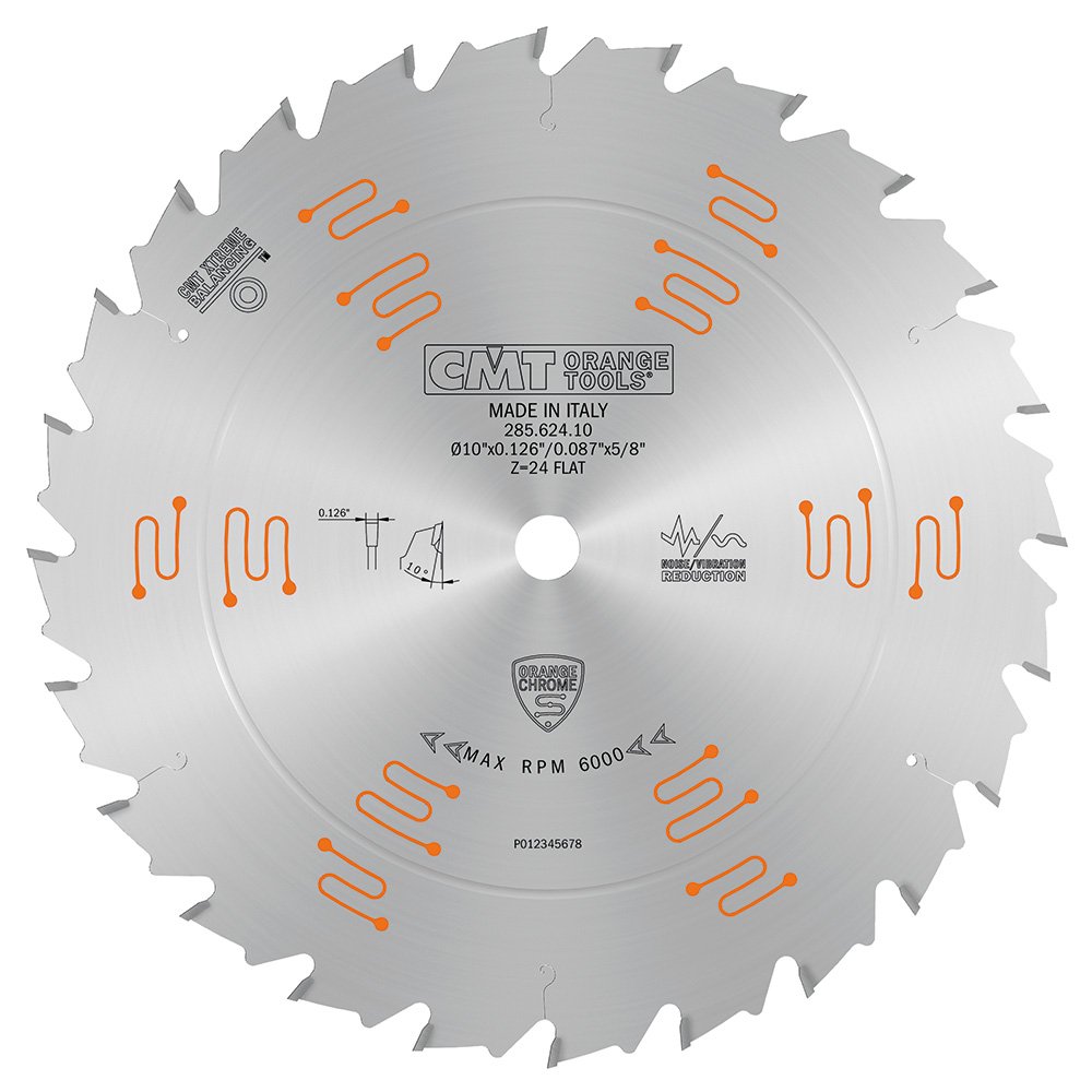 CMT 285.624.10 Chrome Ripping Saw Blade