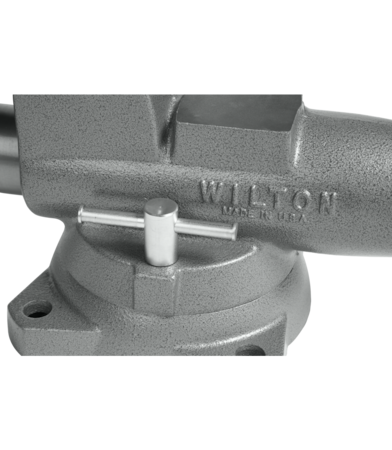 Wilton C1, Combination Pipe and Bench 4-1/2" Jaw Round Channel Vise with Swivel Base