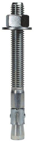 Simpson Strong-Tie WA75812 3/4-Inch by 8-1/2-Inch with 6-Inch Thread Length Zinc Plated Steel Wedge-All Anchor