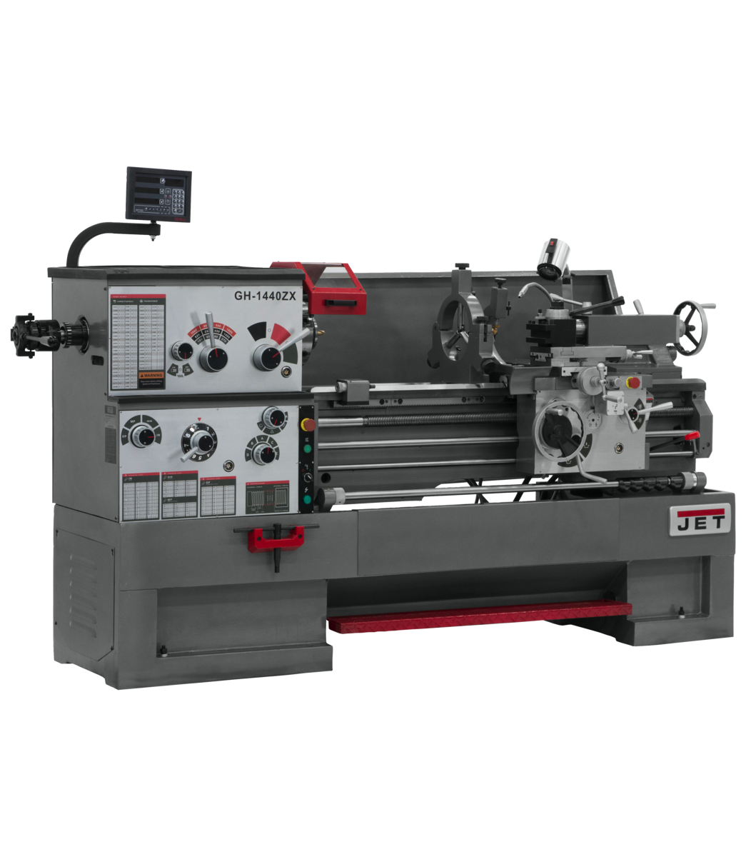 321498, GH-1440ZX Lathe with NE DP700L DRO 2 AX With TAK&CLLT, Jet, Metalworking, Turning, Lathes
